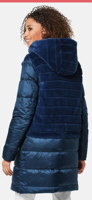 Пуховик-трансформер двусторонний