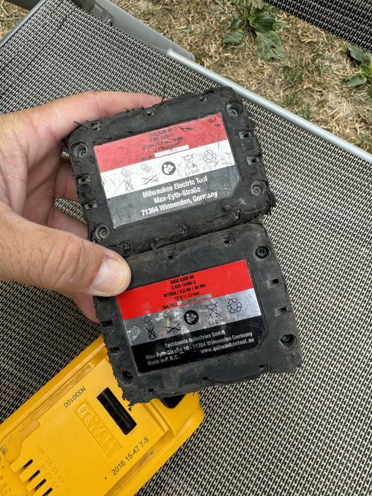 Baterie dewalt/milwaukee 5ah,4ah