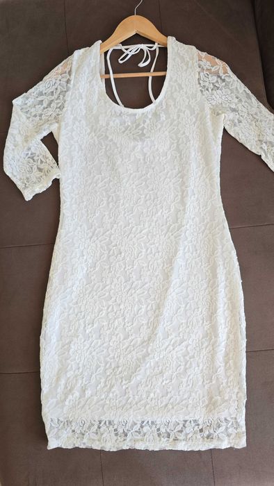 Нова дамска рокля дантела размер М