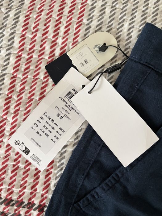 Къси Ленени Панталони Jack and Jones