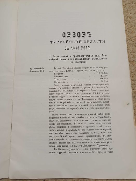 1883 Обзор Тургайской области