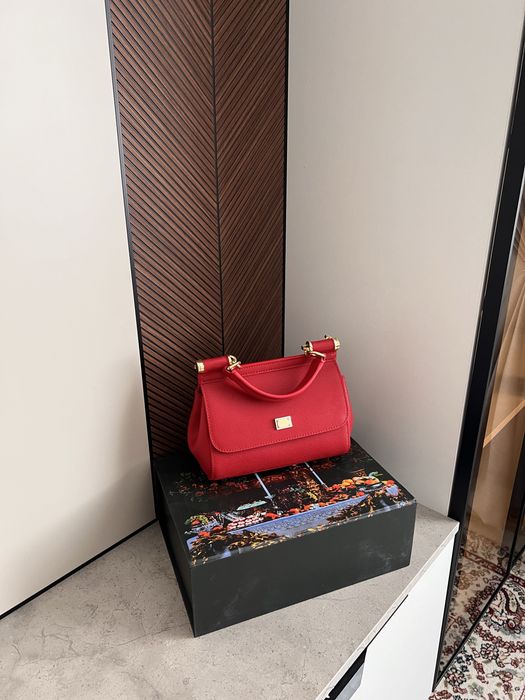 Сумка  D&G сафьяновая кожа