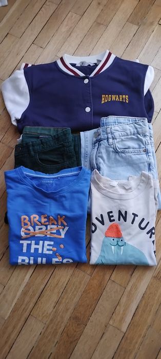 Дънки,джинси, блузки  и яке/жакет  размер 134-140 см.Zara,H&M,RESERVED