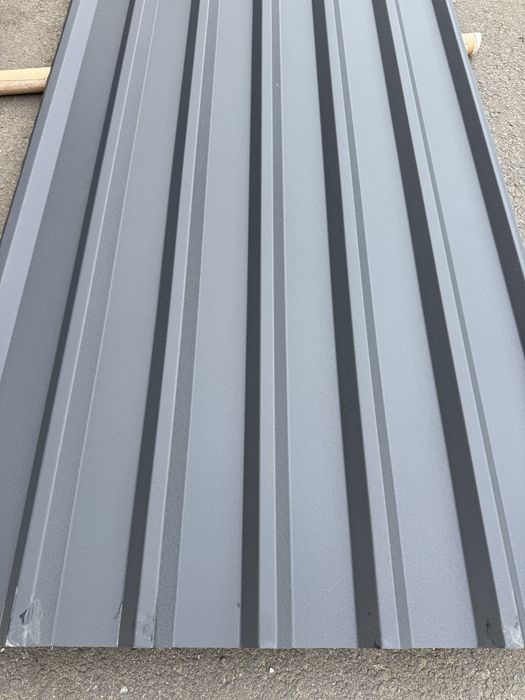 Tablă Cutată RAL 7016 T35 Fațadă pt Gard Hală Acoperiș 0,5mm 2m 4m 6m
