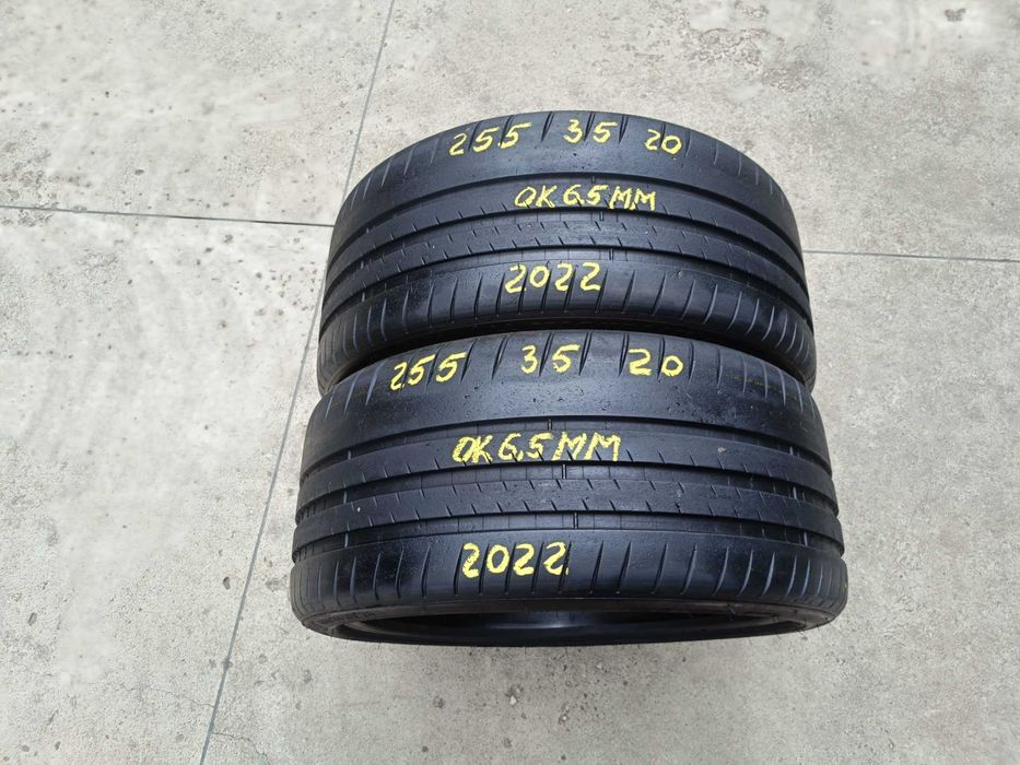 Doua anvelope vara 255 35 20 michelin pilot sport super cup 2 dot 2022