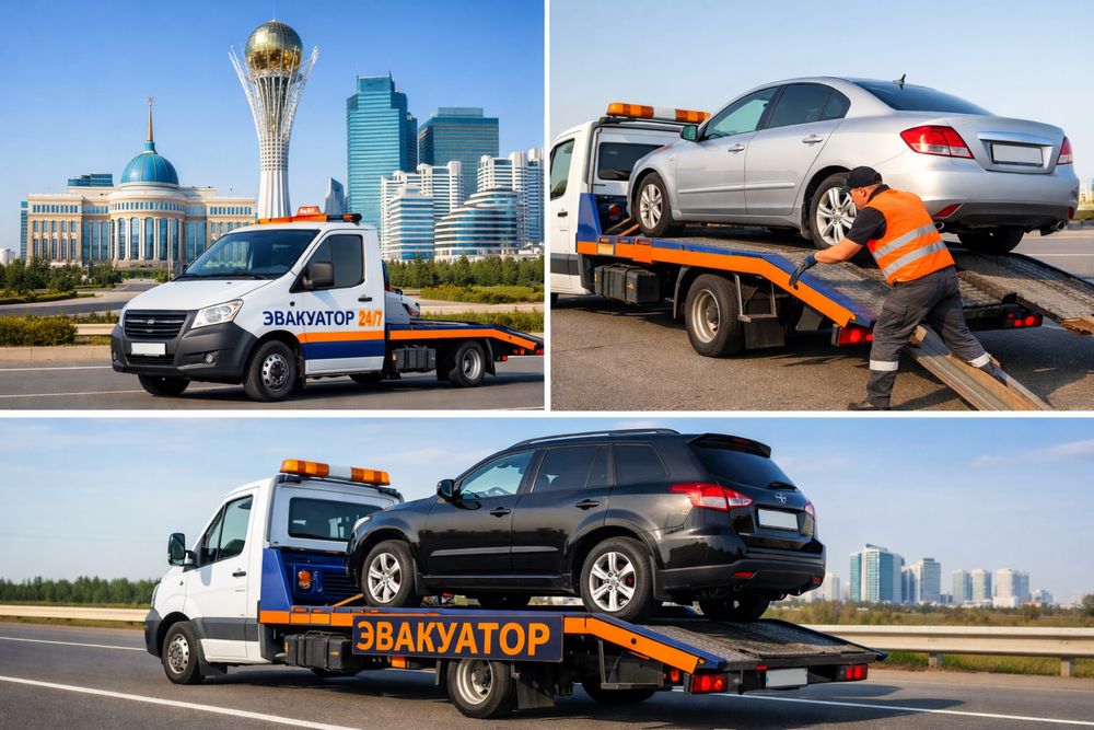 Услуги эвакуатора в Астане 24/7