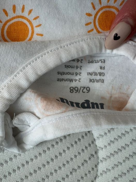 Чисто нови 5 бр. ромпъри 62-68 размер