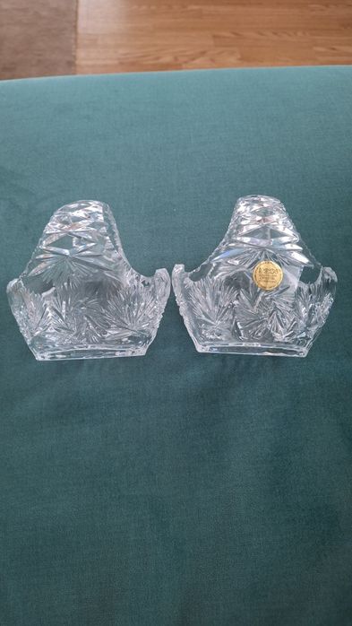 Set 2 buc cosulete din cristal noi