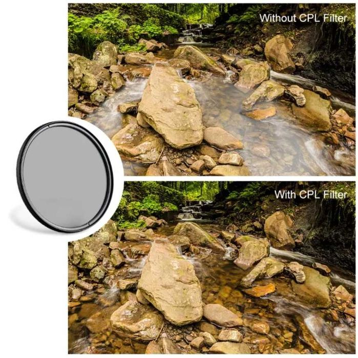 K&F Concept HMC CPL висококачествен поляризационен Slim CPL филтър