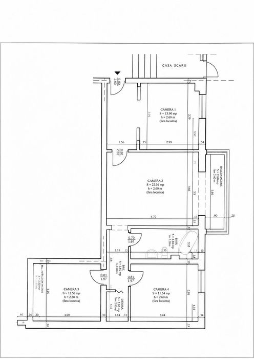 Apartament 3 Camere Parter
