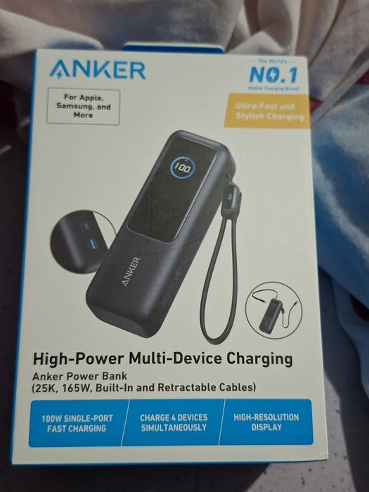 Baterie Externă Anker Prime 25000mAh 165W – SIGILATĂ – Power Bank