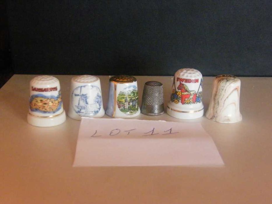 Degetare de colecție din porțelan loturi de la 9 la 15