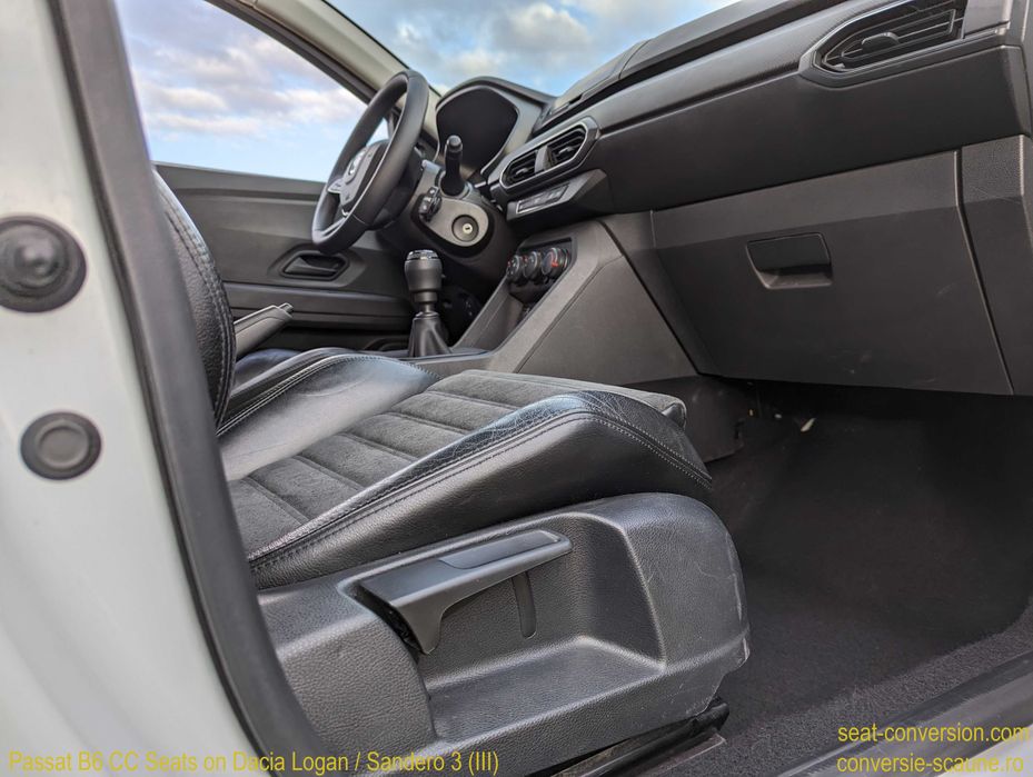 Sistem adaptare scaune de Passat B6 CC pe Logan Sandero 3 III 2020 +
