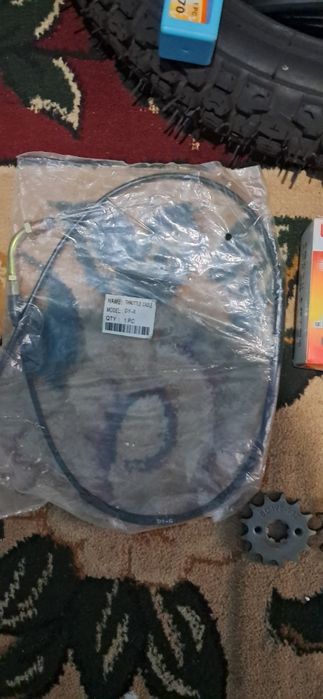 Новые запчасты от мопеда альфа