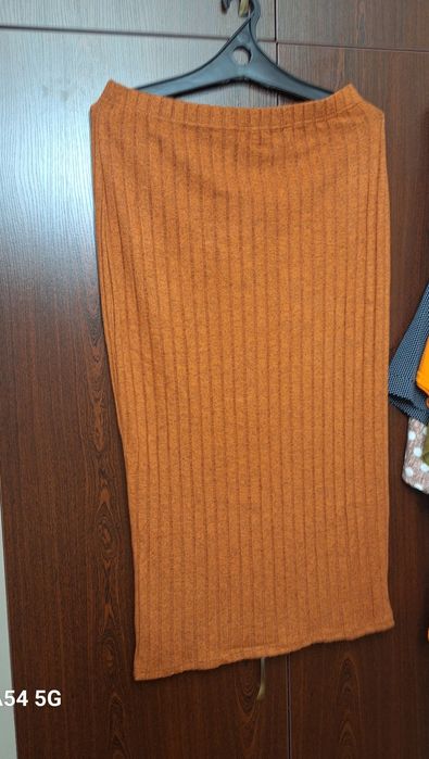 Юбка, теплая трикотажная