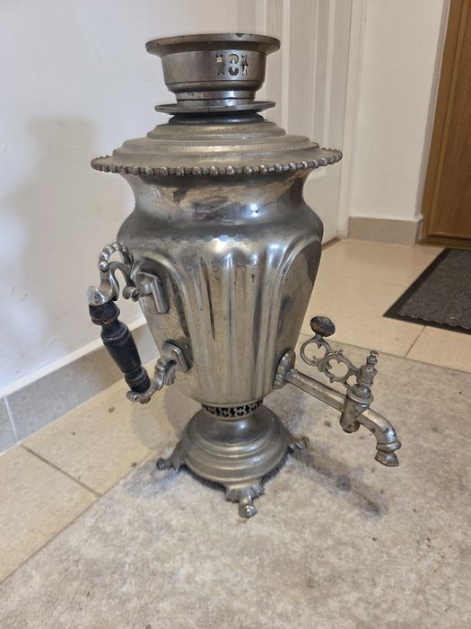 Samovar rusesc antic de colecție BATAȘEV TULA (Original, an 1896)
