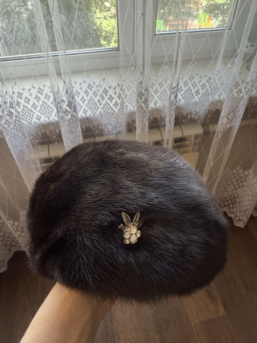 Норковая шапка, одевала только один раз