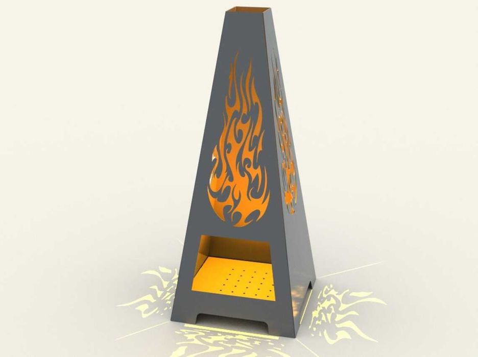 Focar gradina metal debitat CNC laser