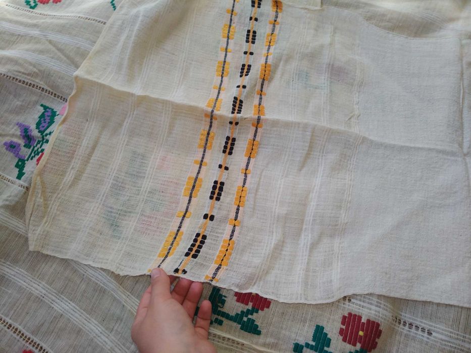 Ștergare cusute manual, motiv floral diferite modele