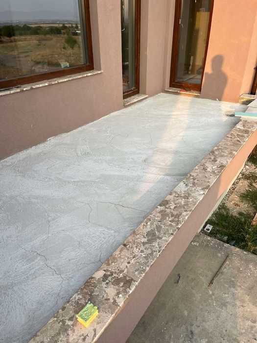 Мрамор "Мокачино"  первази - 30 лв./л.м - с фаска и водобран