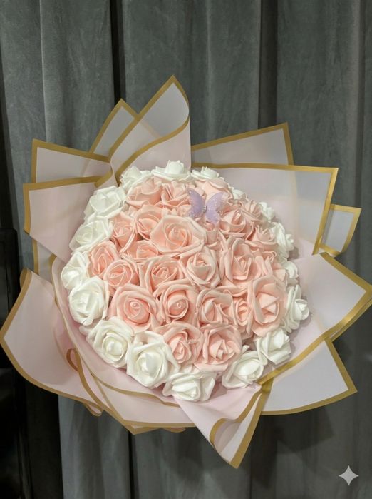 101 изкуствени рози ръчна изработка