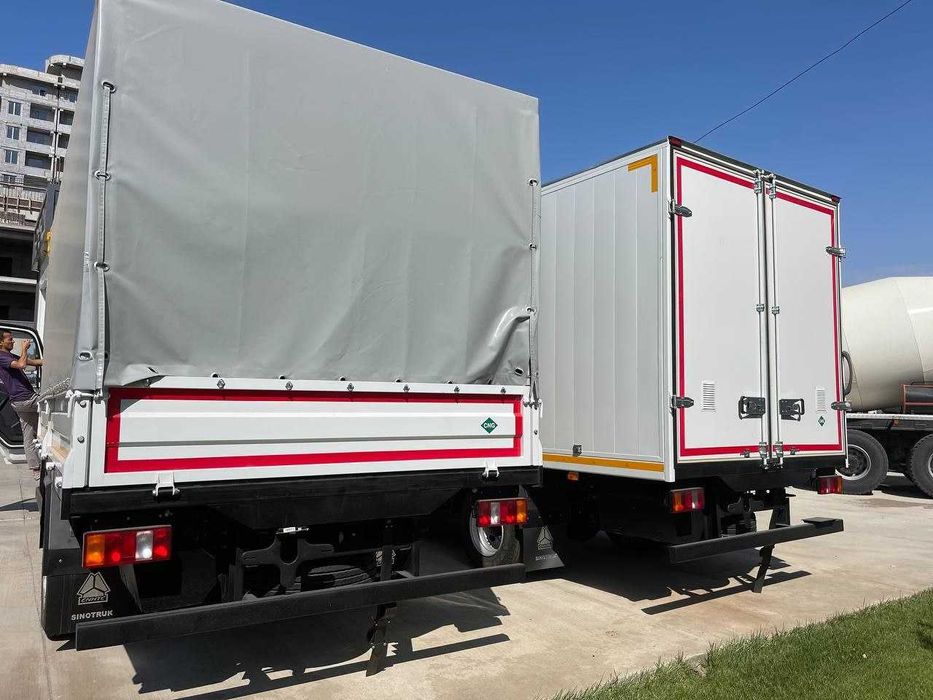 TENTli furgon SINOTRUK HOMAN (METAN GAZ - 5.2 tn.)