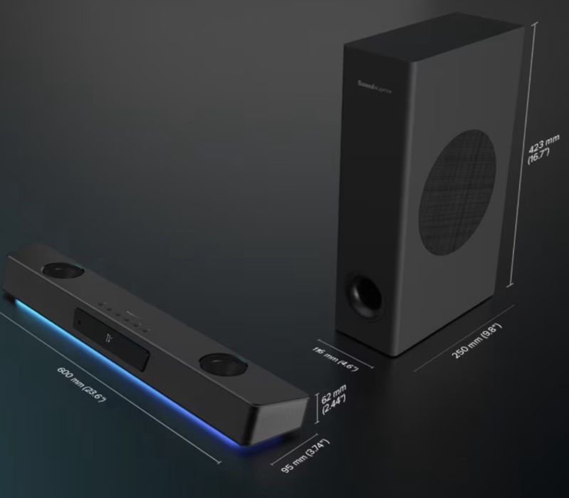 Soundbar Boxe Creative Katana V2X 2.1