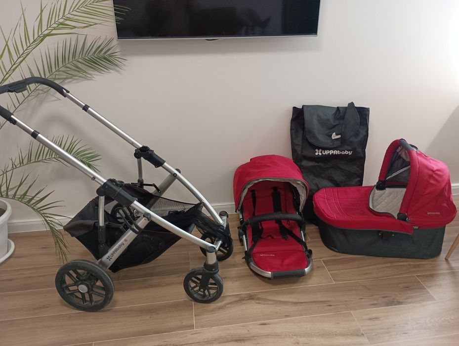 Бебешка количка UPPAbaby Vista – пълен комплект (кош + спортна)