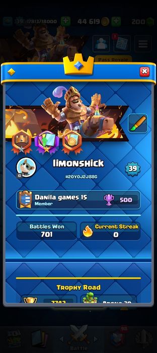 Играл в акке более 8 лет