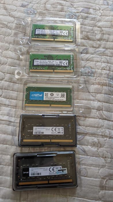 Оперативная память ноутбука  SO-DIMM DDR4 16-32 GB