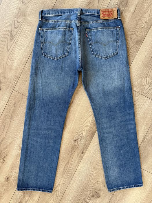 Blugi LEVIS 501 Albastru Barbati | Marime 36 x 32 (Talie 93 cm)