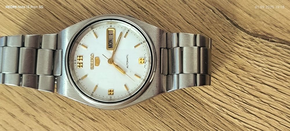 Ceas Seiko 5 Automatic original – Japonia, fabricat în 1990,
