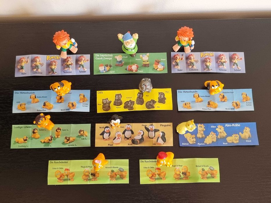 Lot figurine Kinder, Bully, 11 bucati vintage