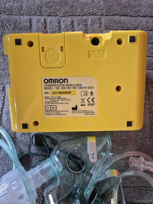 Aparat aerosoli OMRON C801 KID, cu compresor, pentru copii
