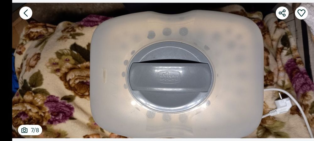 Sterilizator electric cu aburi Chicco 2in1