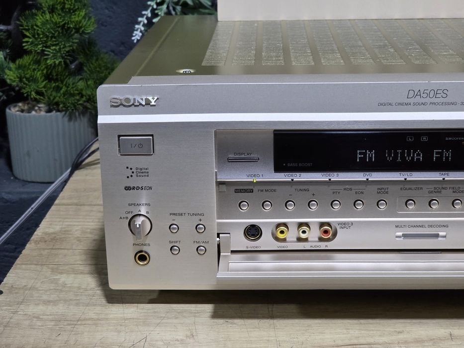 Receiver SONY str-da50 ES, amplituner 2.0 hifi, 5.1 surround, șampanie