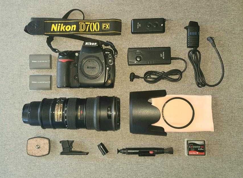 Намалена цена 680€ - Nikon D700 (21,145 кадъра) + Nikkor 70-200mm f/2.8 VR-I