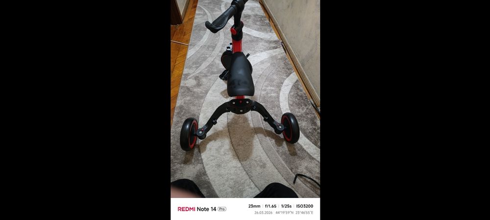 Bicicleta copii 3 în 1