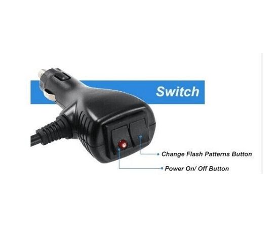 Сигнална аварийна лампа led bar 2 броя х 16см блиц светлина за пътна п