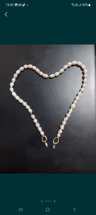 Жемчуг бусы натур