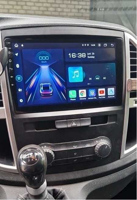 Navigatie Android Mercedes Vito 2014-2021 Waze YouTube GPS BT USB