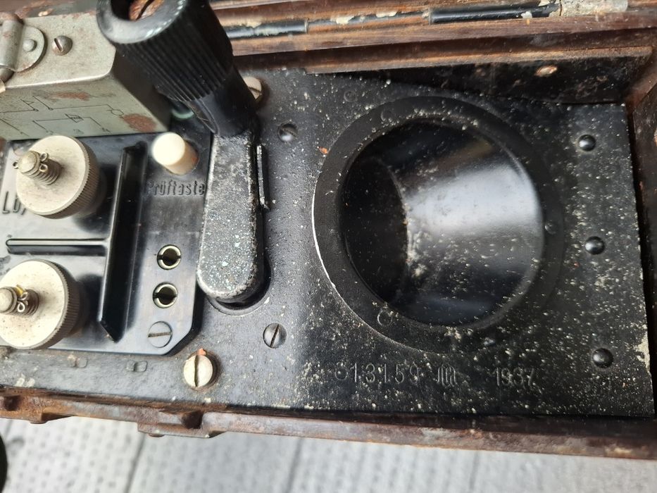 Telefon de campanie german, ww2, wehrmacht, waffen XX, luftwaffe