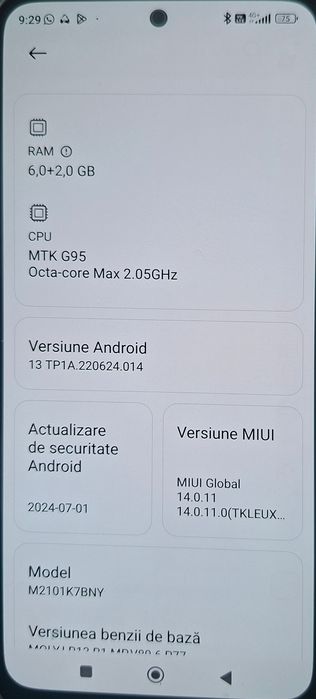 Telefon Xiaomi Redmi note 10 S