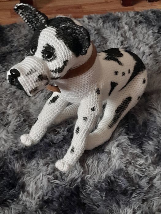 Собака дог ручной работы.