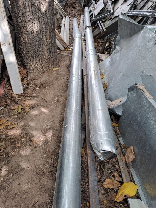 Водосточная труба с оцинковки