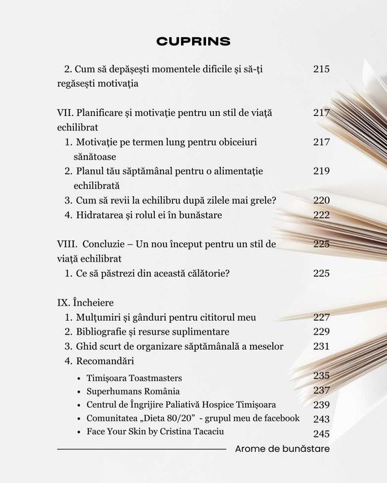Arome de Bunăstare – Carte cu 60 rețete sub 500 calorii, slăbit simplu