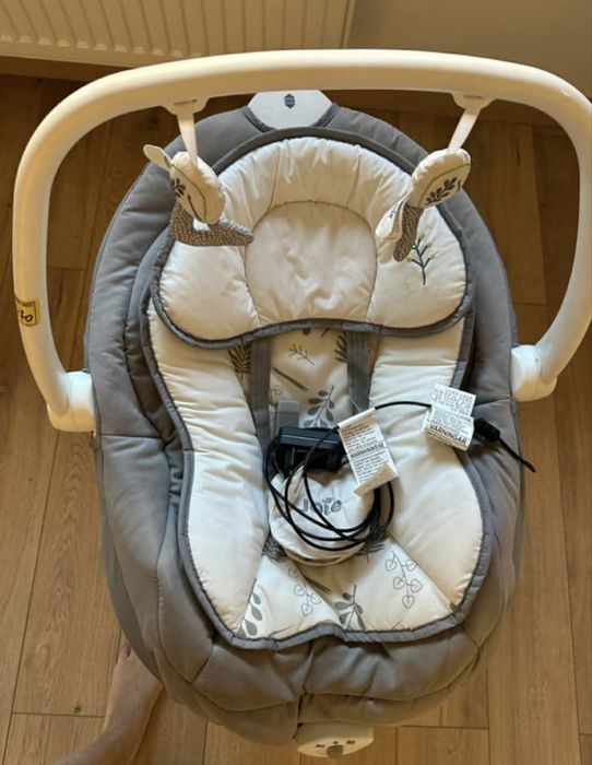 Leagan si balansoar rotativ pentru bebelusi Joie Sansa 2 in 1 Portrait