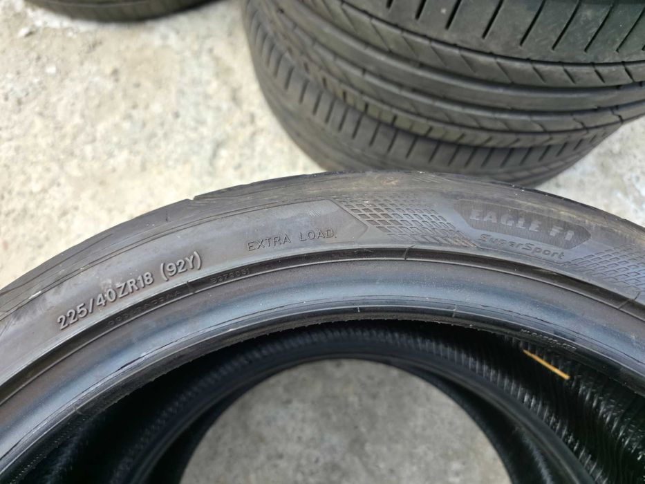 2 Anvelope de VARA - 225/40/18 92Y XL - GoodYear Eagle F1 Super Sport - CA NOI - DOT 2025 !