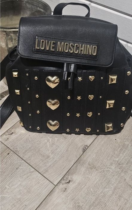 Moschino Естествена кожа чанта