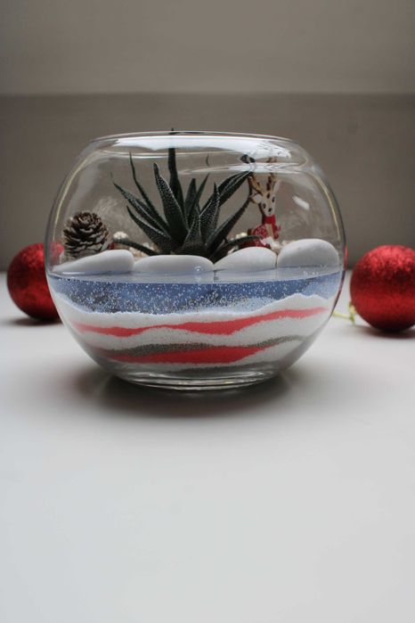 Флорариум с езеро - подарък за рожден ден и др поводи